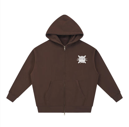 GOD'S WILL Zip-Up Hoodie